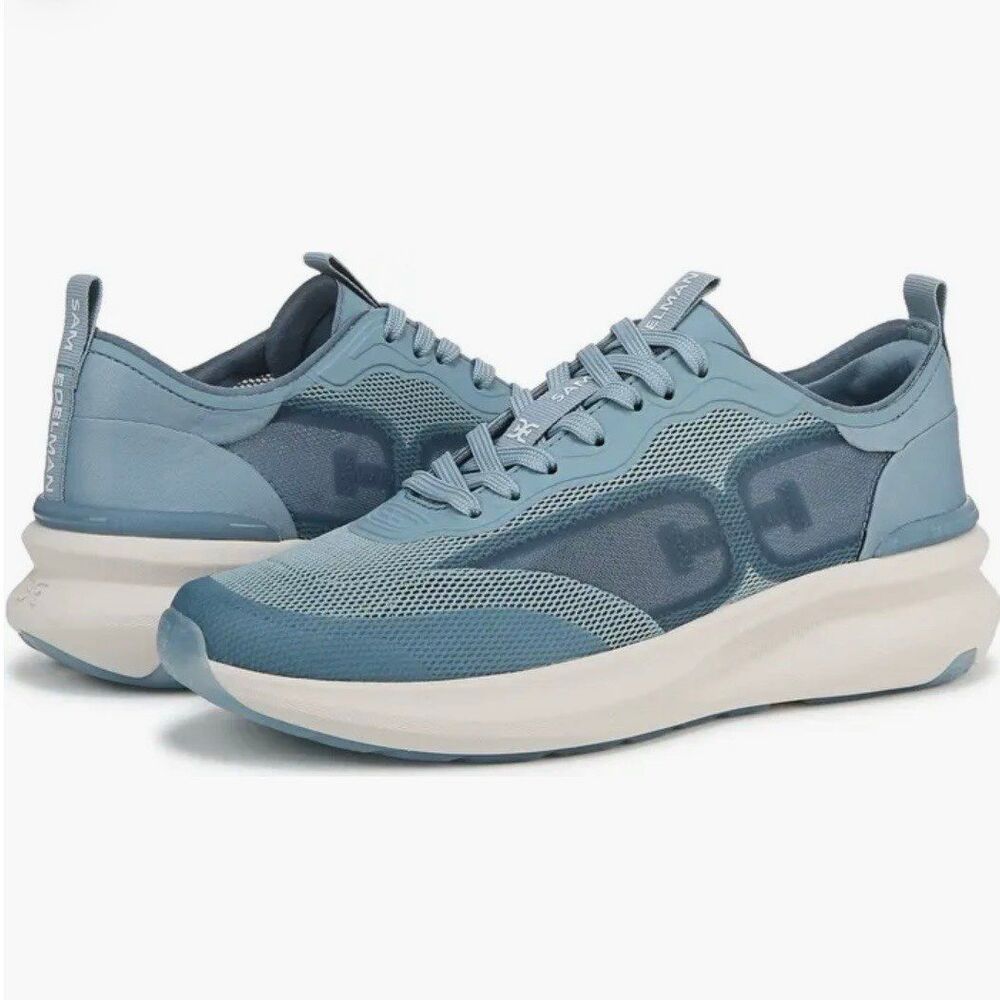 Sam Edelman Sarita Mesh Sneaker Womens 8 Coastal Blue